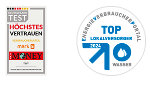 Siegel: Mark-E ist Top-Lokalversorger in der Sparte Wasser und genießt laut Deutschlandtest höchstes Kundenvertrauen