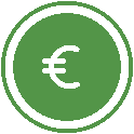 Euro-Symbol für die Preisgarantie im Mark E FanStrom